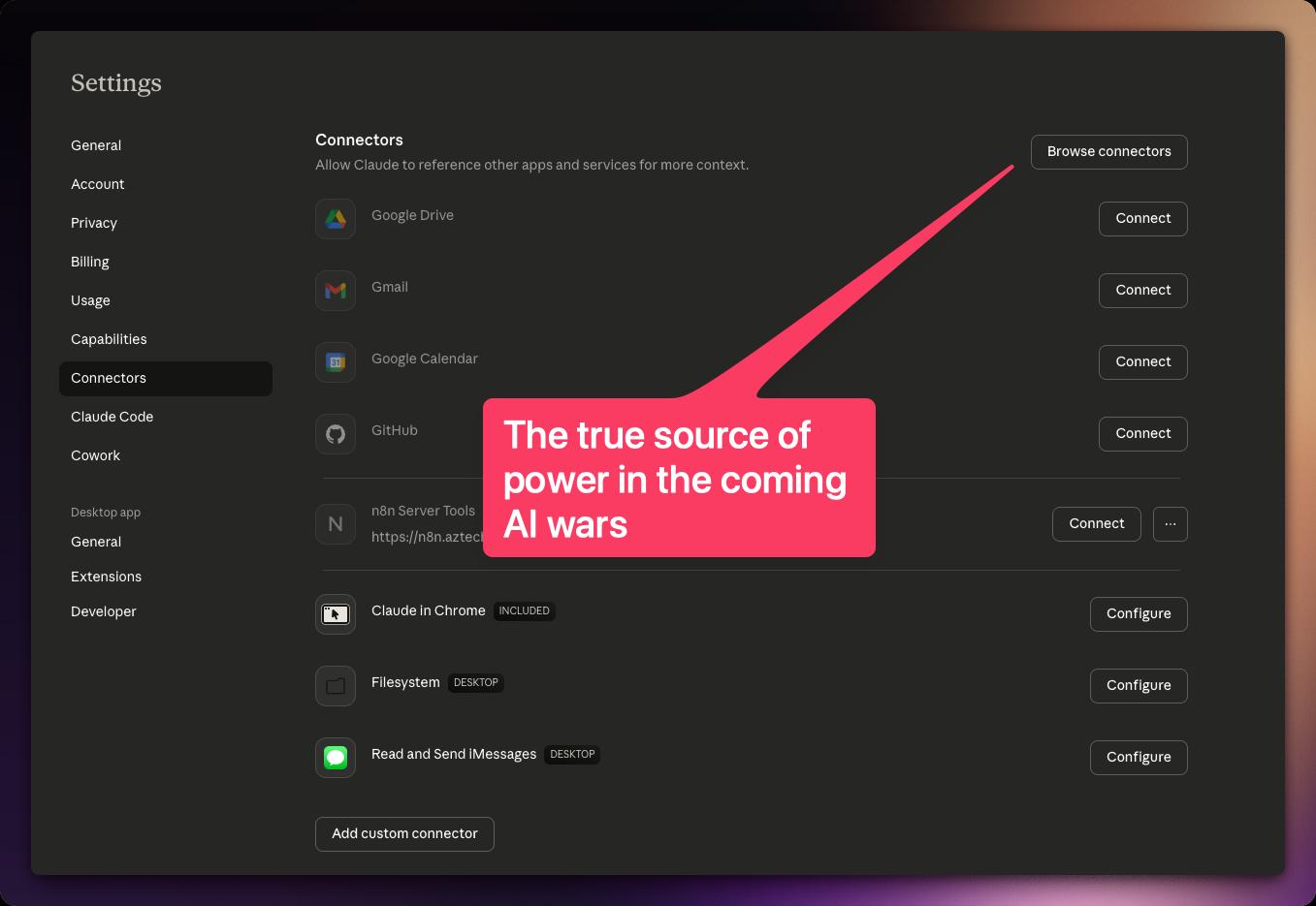 photo of claude connectors