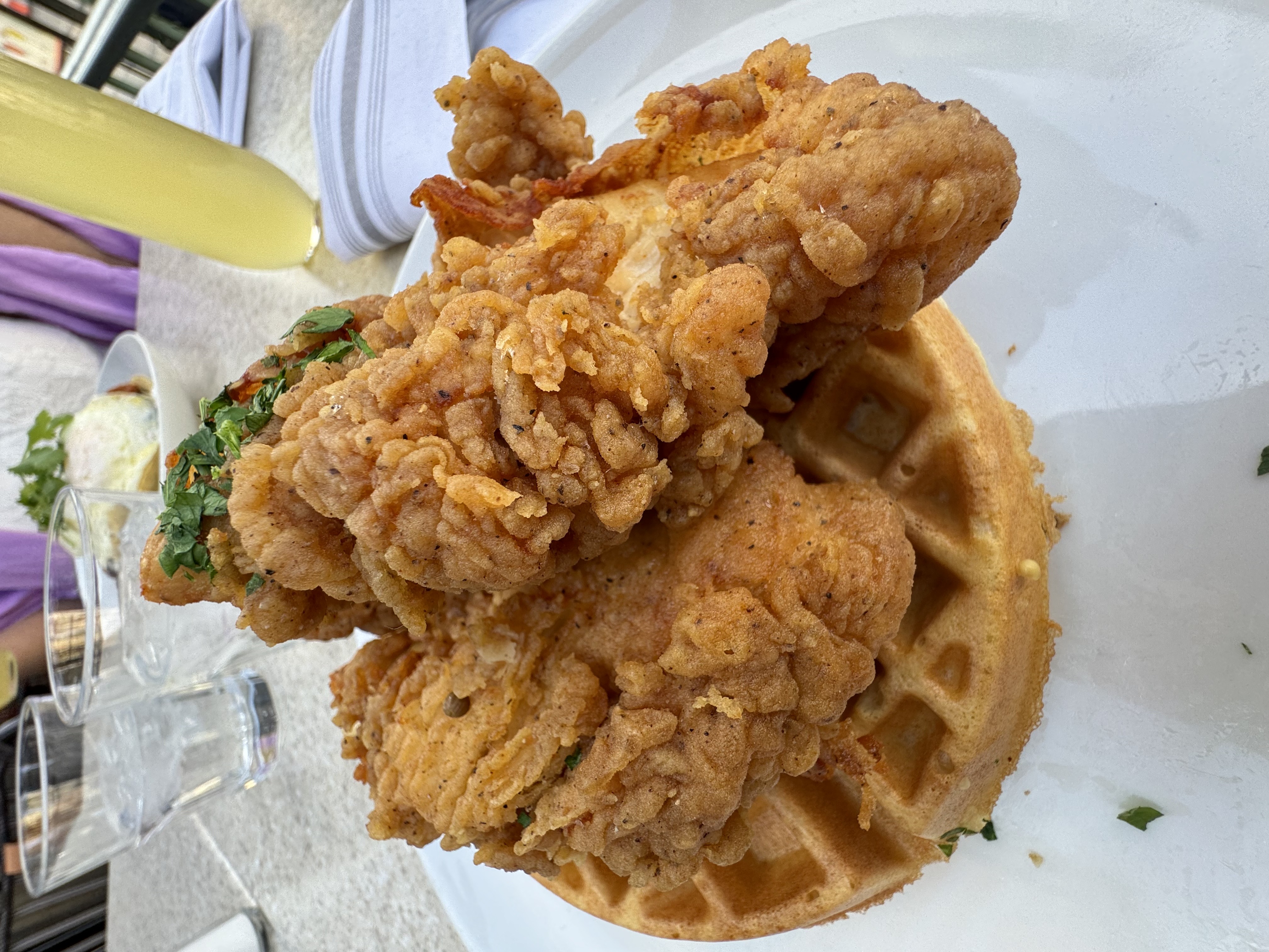 Chicken and waffles in Las Vegas