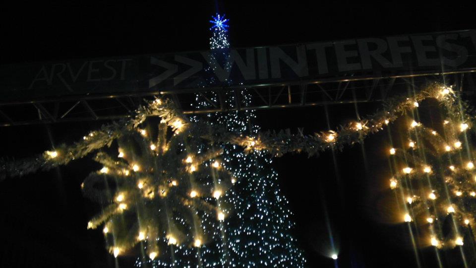 Winter lights in Oklahoma City
