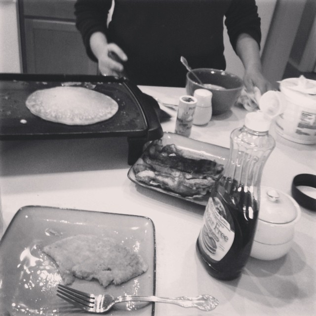 :) morning with family