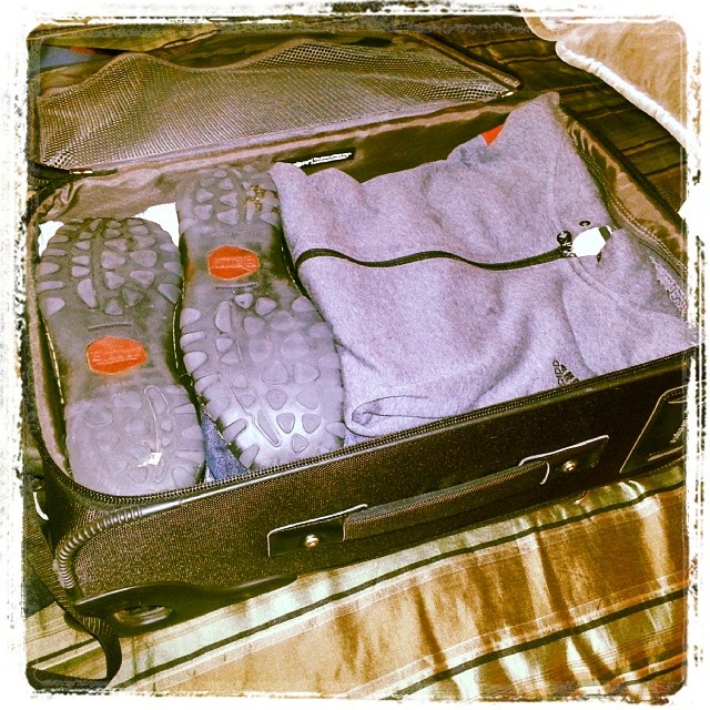 All my bags are packed, I'm ready to go, I'm standing here outside your door, I hate to…