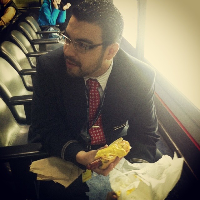 Chicago style hotdog in Chicago :) — Chicago, Illinois