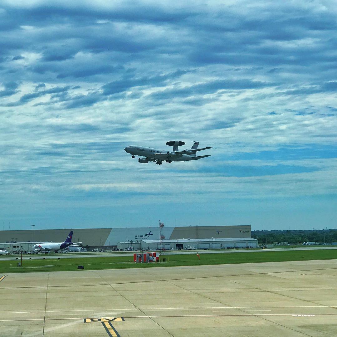 Saw this flying into TUL! Pretty cool!