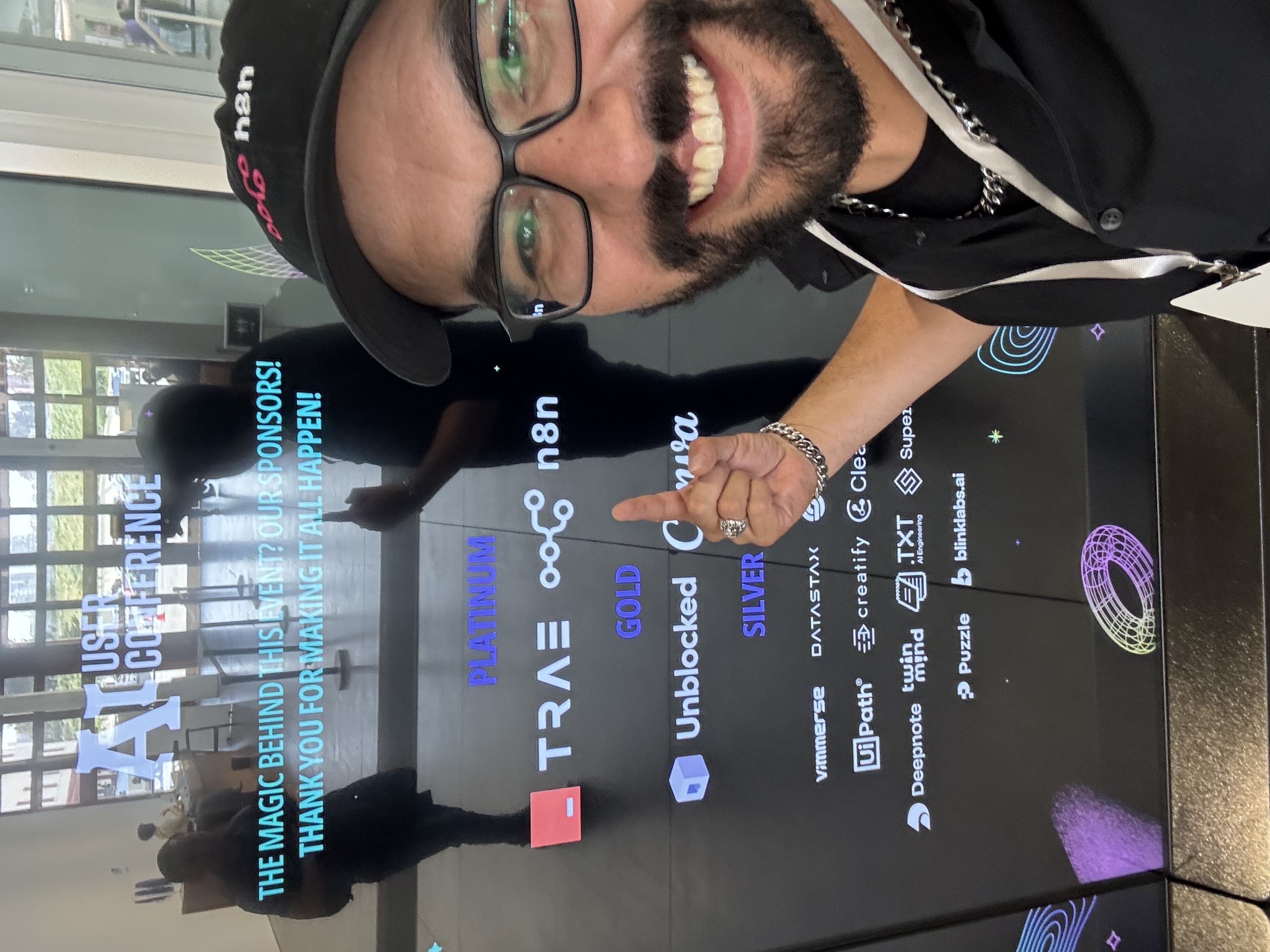 Hosted the n8n workshop at AI User Conference — April 2025